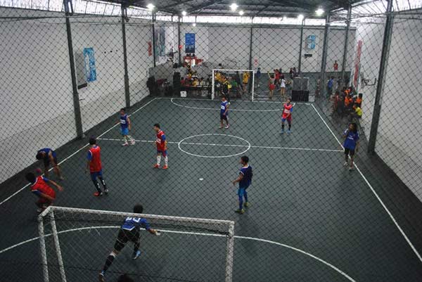 Suasana Didalam Nusantara Futsal